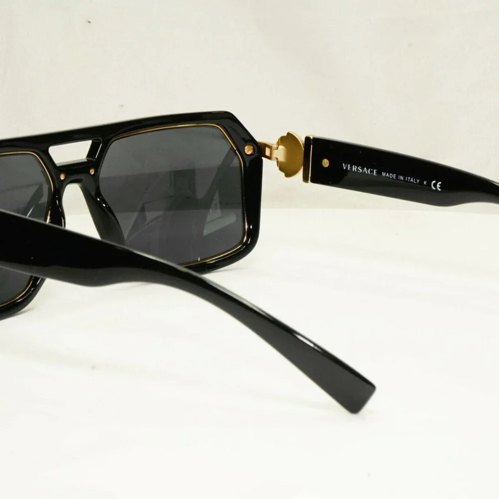 Versace Men's Black Medusa Sunglasses